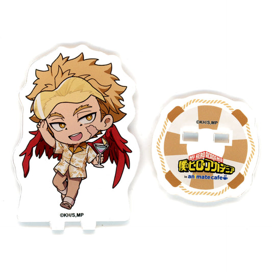My Hero Academia Hawks Trading Acrylic Keychain Summer Vacation Ver. B Available at Animate Cafe Exclusive Acrylic Stands [USED]