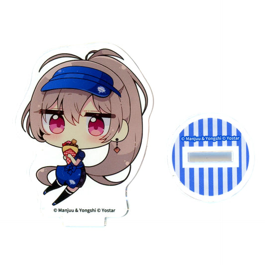 Jean Bart Mini Character Trading Acrylic Stand Azur Lane Marion Crepes [USED]