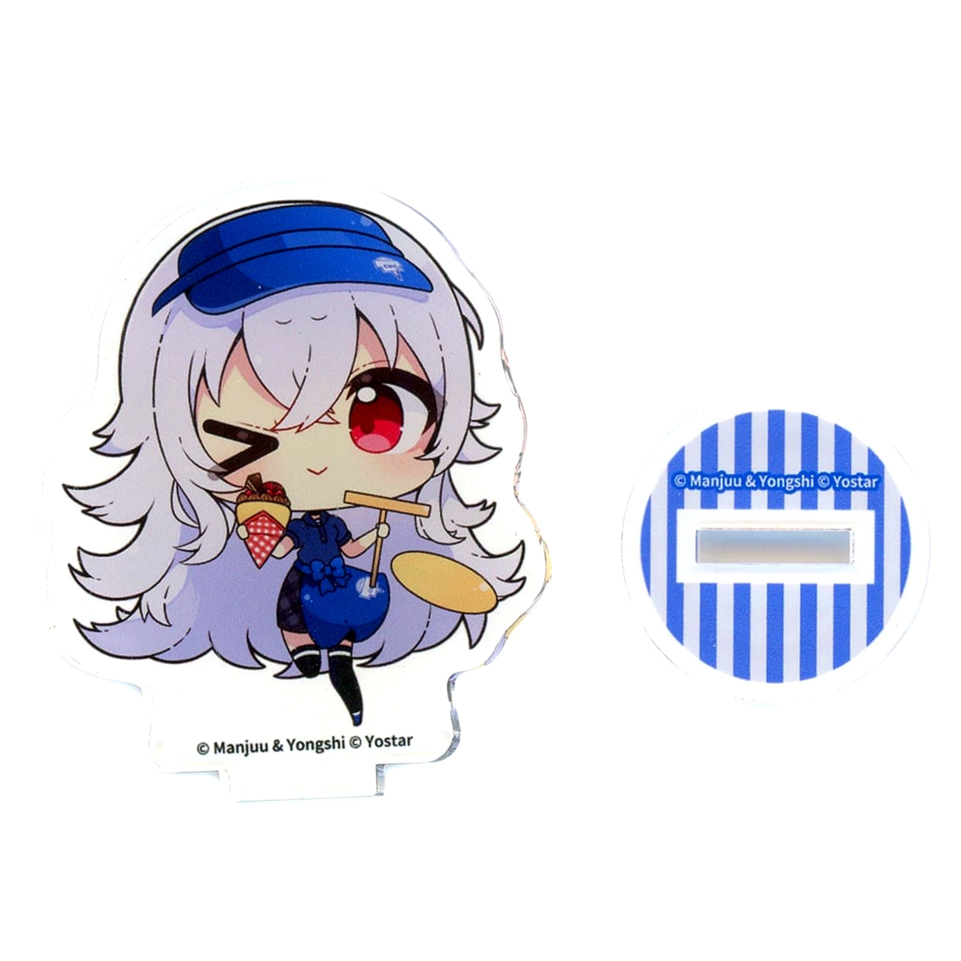 Graf Zeppelin Mini Character Trading Acrylic Stand Azur Lane Marion Crepes [USED]