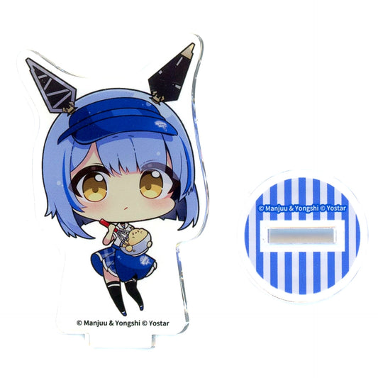 Gascogne Mini Character Trading Acrylic Stand Azur Lane Marion Crepes [USED]