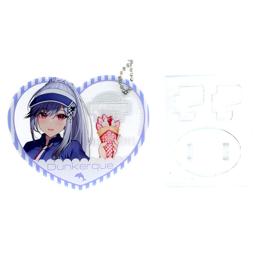 Dunkerque Standard Azur Lane x Marion Crepes Picrea Acrylic Keychain & Stand [USED]
