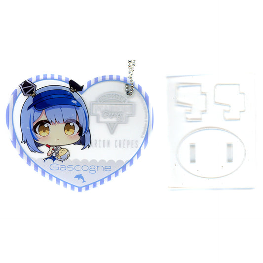 Gascogne Azur Lane x Marion Crepes Picrea Acrylic Keychain & Stand [USED]