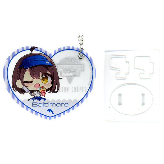 Baltimore Picrea Acrylic Keychain & Stand Azur Lane x Marion Crepe [USED]