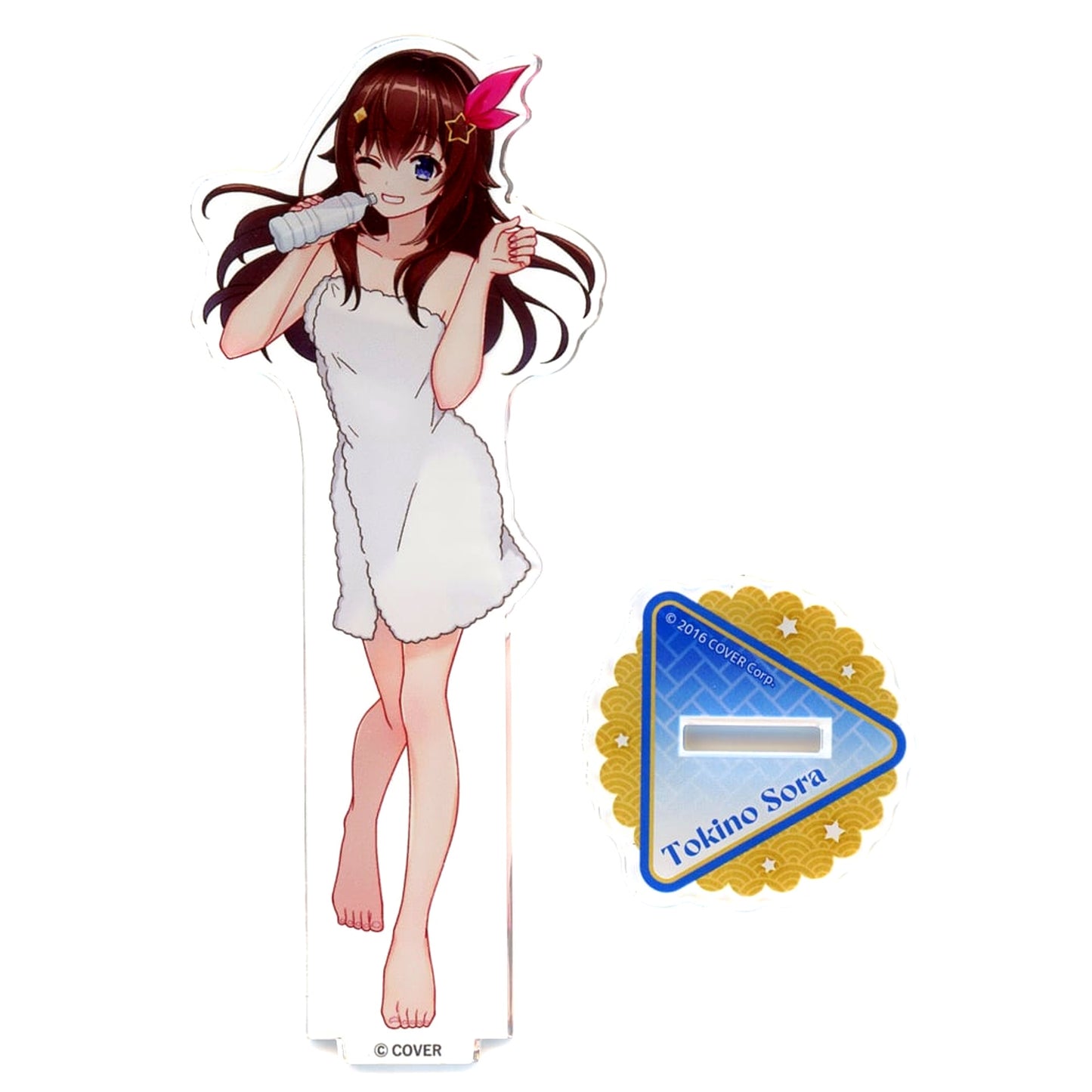 Tokino Sora Life-size Acrylic Stand Furoagari Ver. Virtual YouTuber Hololive x Gokurakuyu RAKU SPA Collaboration Vol. 5 Furolife [USED]