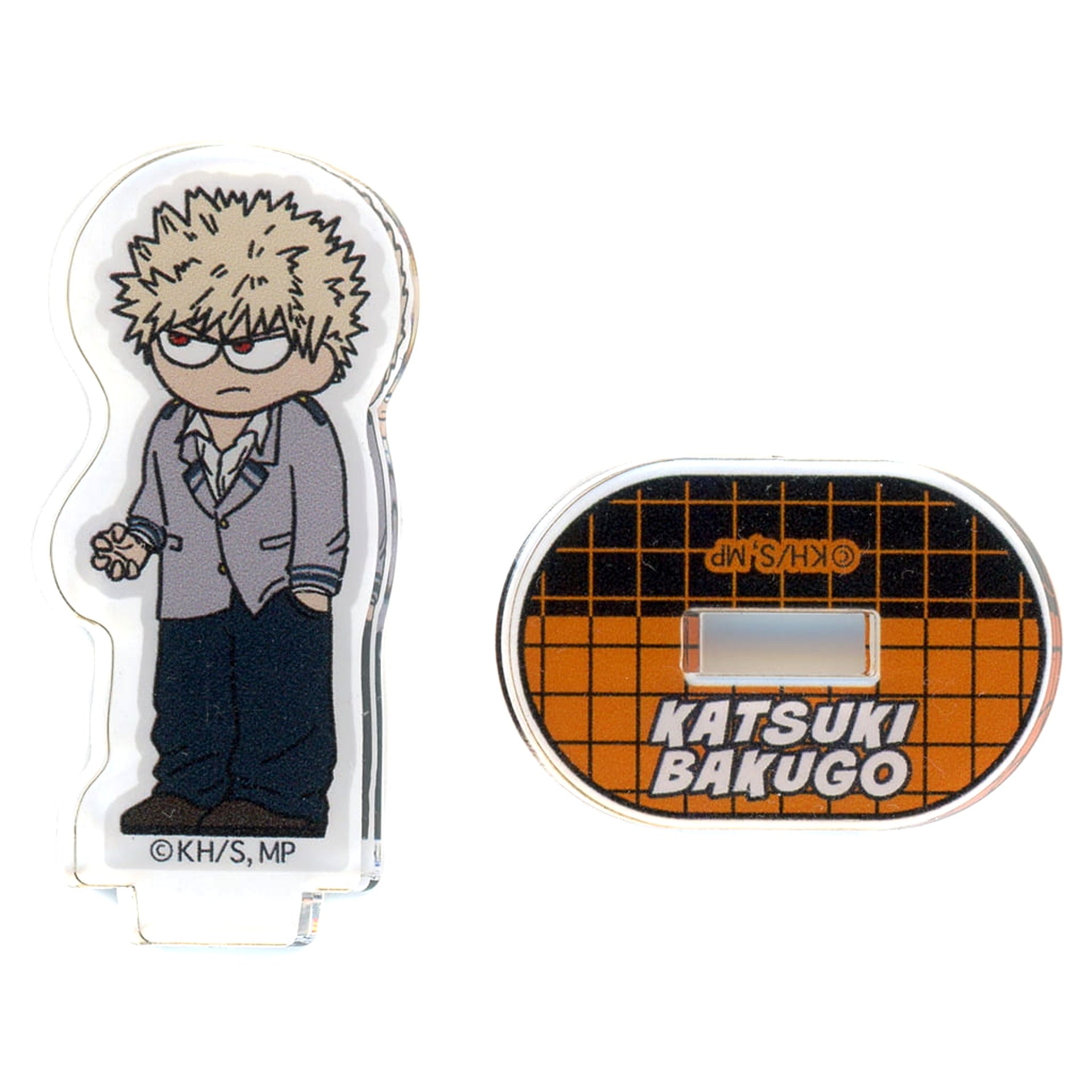 My Hero Academia Katsuki Bakugo Glanced Trading Mini Acrylic Stand Vol.2 Acrylic Stands [USED]