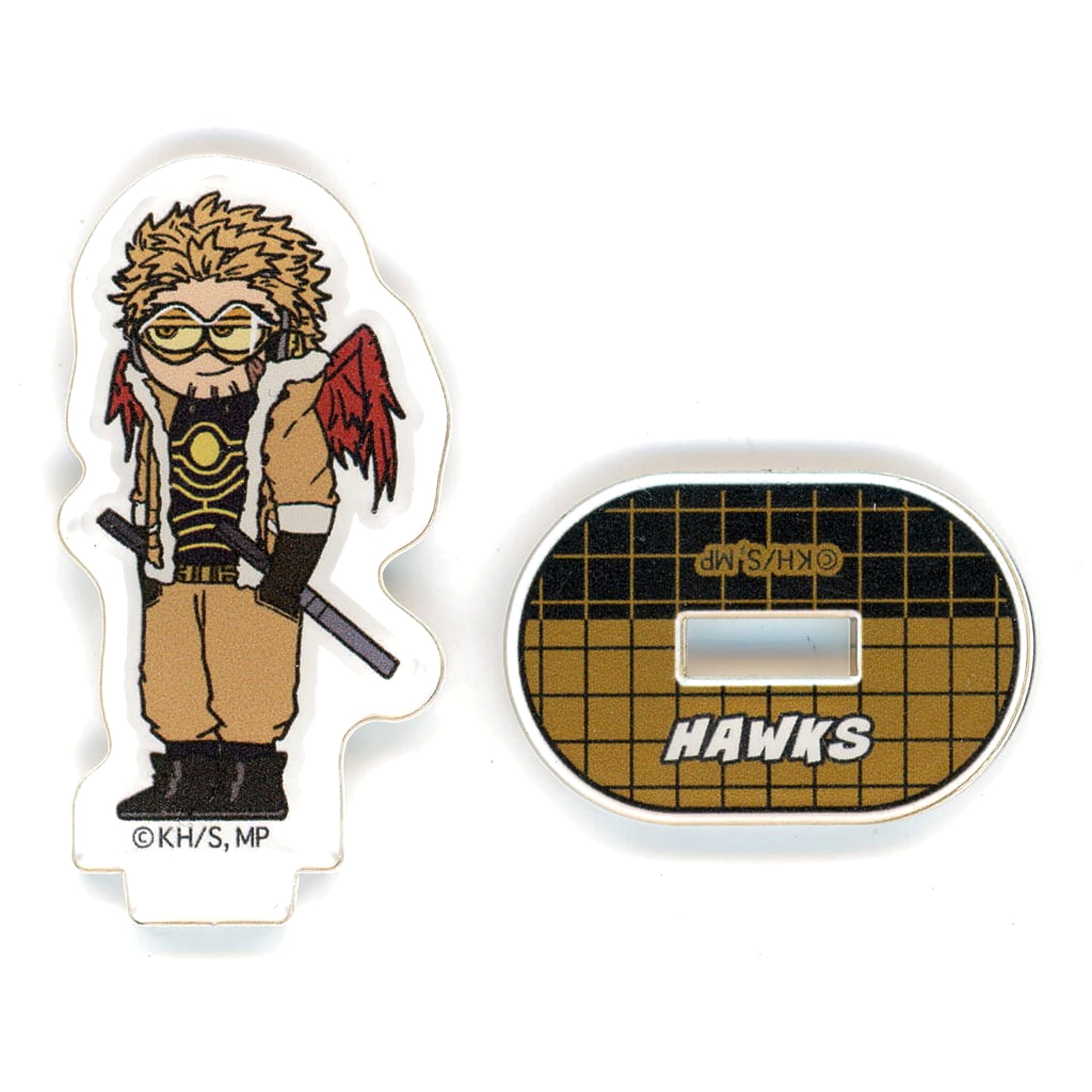 My Hero Academia Hawks Glanced Trading Mini Acrylic Stand Vol.2 Acrylic Stands [USED]