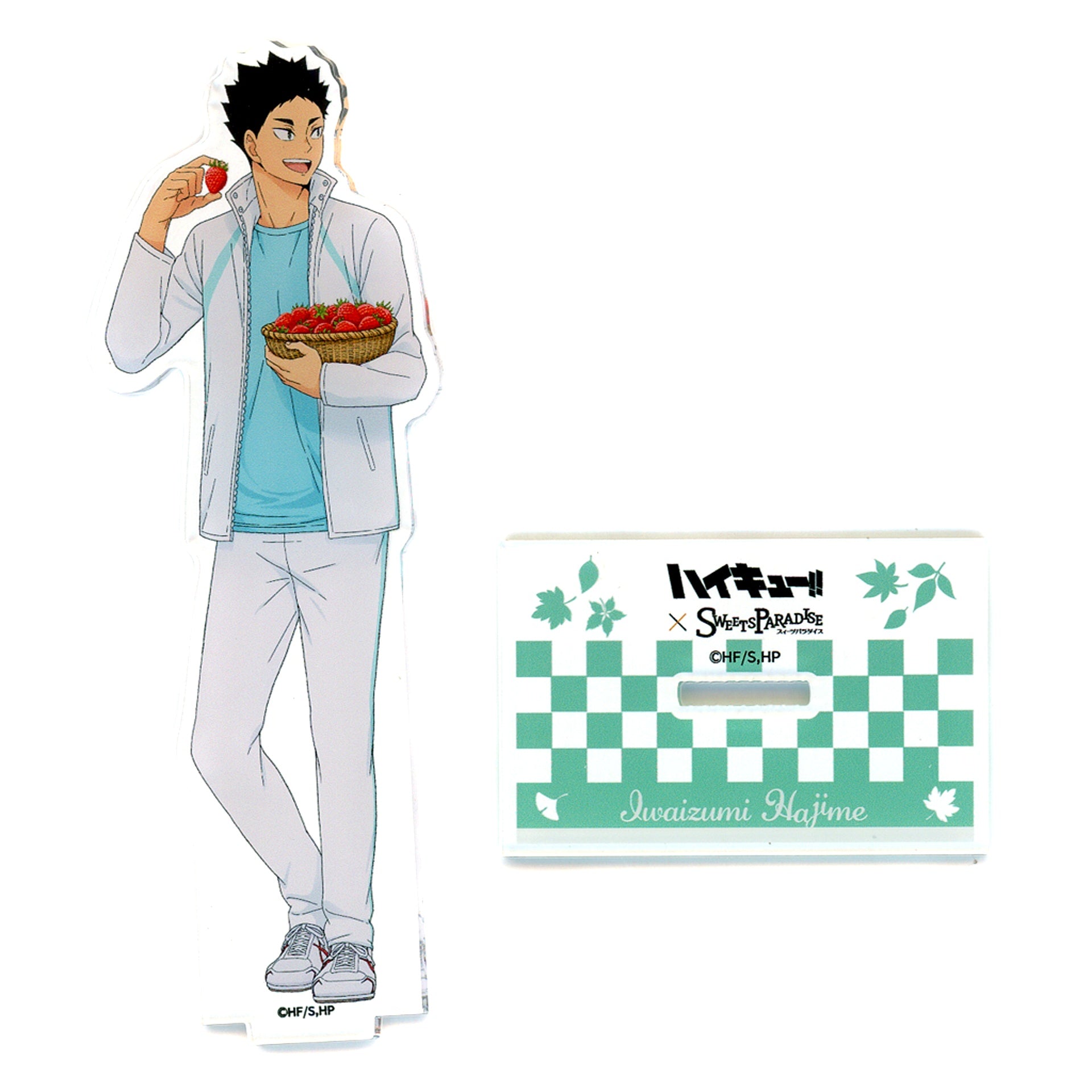 Hajime Iwaizumi Life-size Acrylic Stand Haikyu!! x SWEETS PARADISE 2nd [USED]