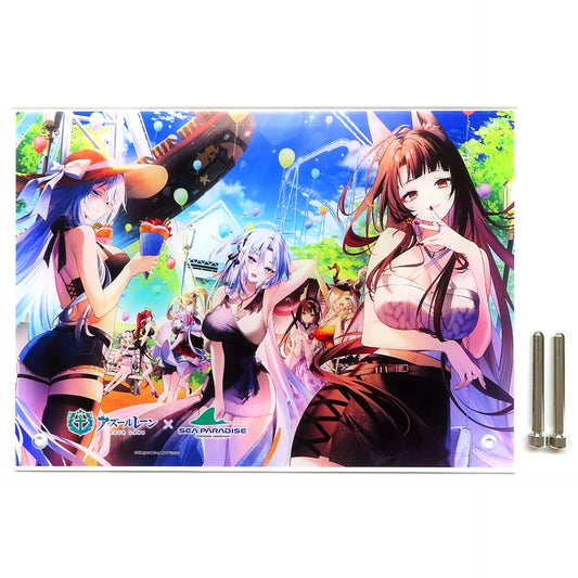 Group B5 Acrylic Board Azur Lane Yokohama Hakkeijima Sea Paradise [USED]