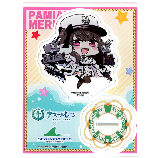 Pamiat Merkuria Azur Lane x Yokohama Hakkeijima Sea Paradise Mini Character Acrylic Stand [USED]
