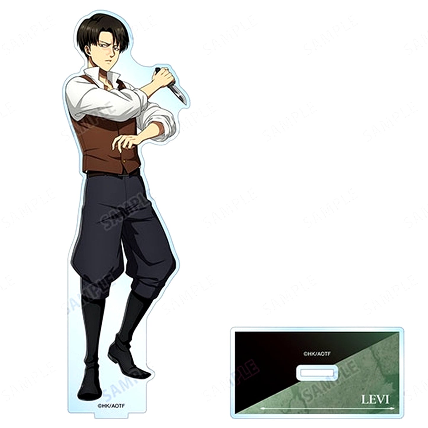Levi Attack on Titan Illustration Past Ver. BIG Acrylic Stand [USED]