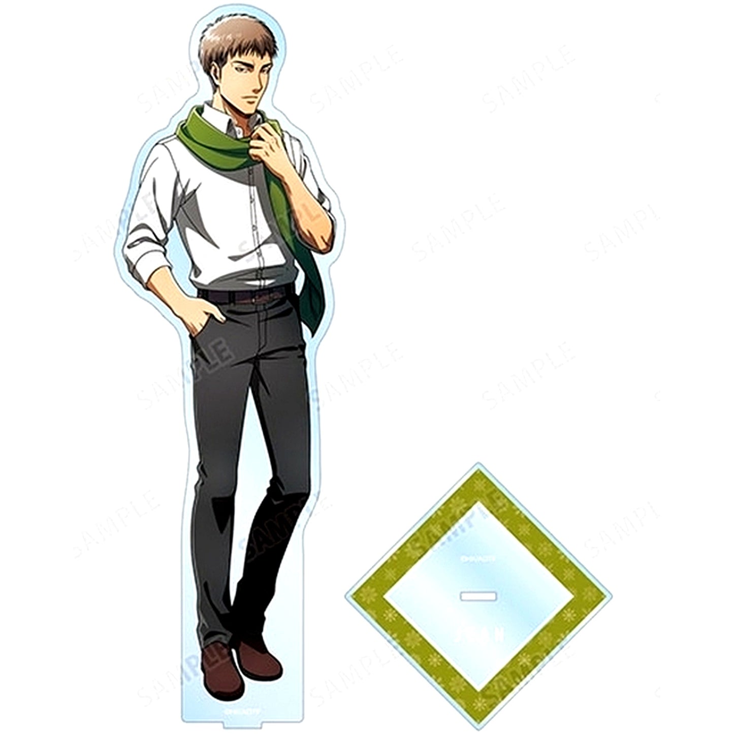 Jean Kirstein Drawn Illustration Wearing Scarf ver. Attack on Titan Extra Large Acrylic Stand [USED]
