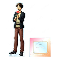 Eren Yeager Attack on Titan Illustration Flower Shop Ver. Extra Large Acrylic Stand [USED]