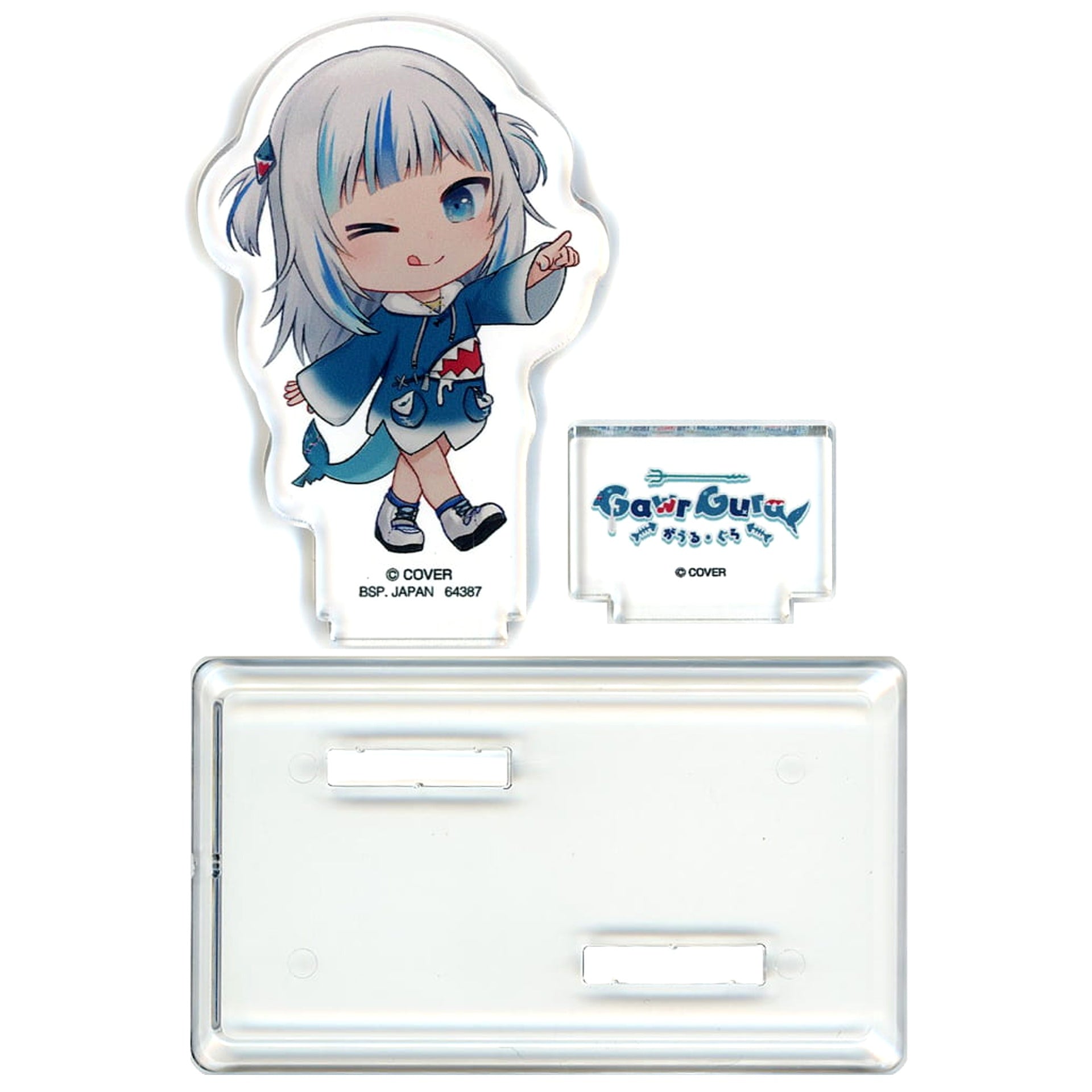 VTuber Hololive Gawr Gura Ichiban Kuji Vol.5 Kyunchara Acrylic Stand Kyunchara Prize [USED]