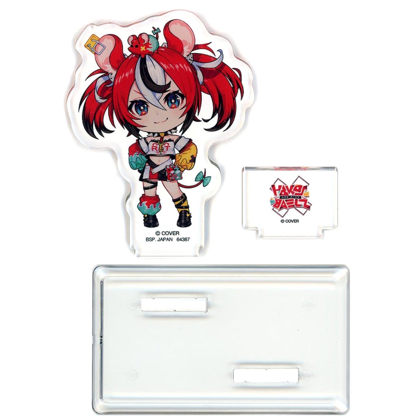 Ichiban Kuji Hololive Vol. 5 Hakos Baelz Kyuncara Acrylic Stand Kyuncara Prize Acrylic Stands [USED]