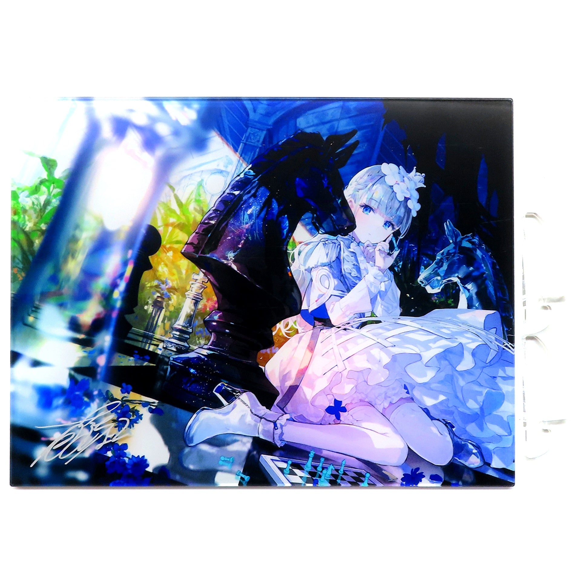 Love in the Recreation Room Fuzichoco Autographed Clear Acrylic Art FUN'S PROJECT Illustrators Gallery [USED]