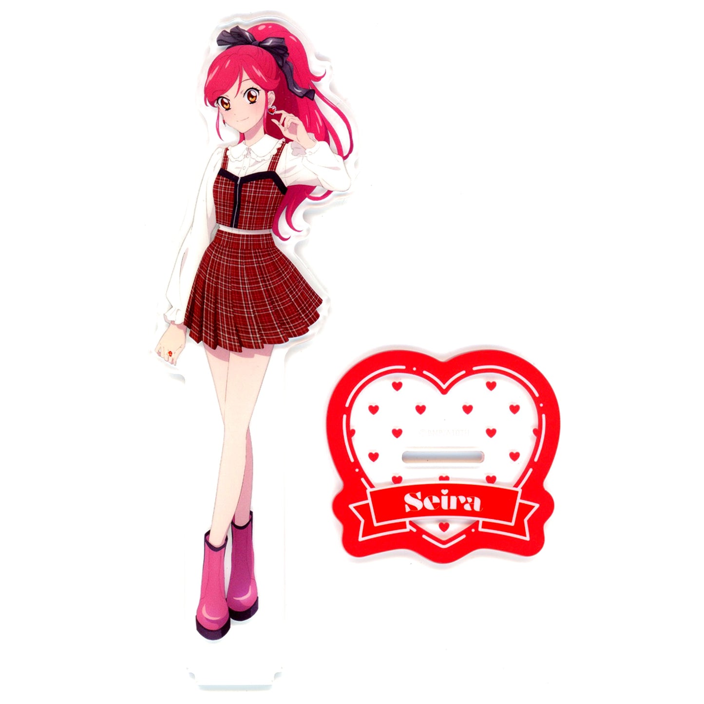 6. Seira Otoshiro Girly RED Acrylic Stand Aikatsu! Animate Ltd [USED]