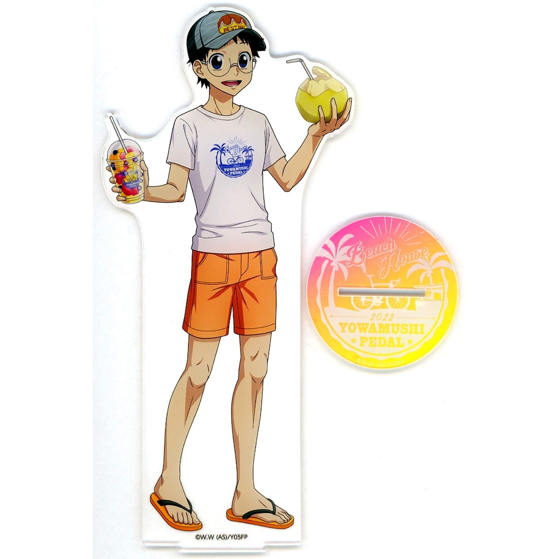 Sakamichi Onoda Yowamushi Pedal LIMIT BREAK Big Acrylic Stand Beach House POP UP STORE in Loft [USED]