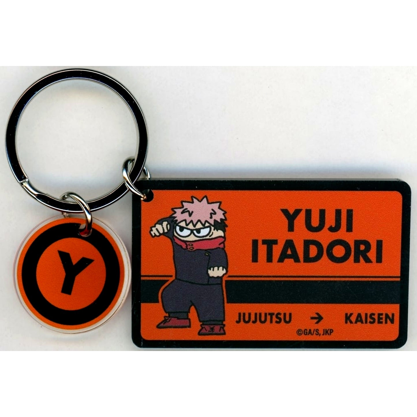 Yuji Itadori Shibuya Incident Jujutsu Kaisen PLAZA in Loft Jirori 2 Ren Rubber Painted Acrylic Keychain [USED]