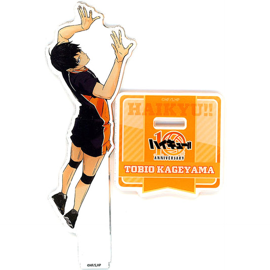 Tobio Kageyama Acrylic Stand Haikyu!! Anime 10th Anniversary POP UP SHOP in Marui [USED]