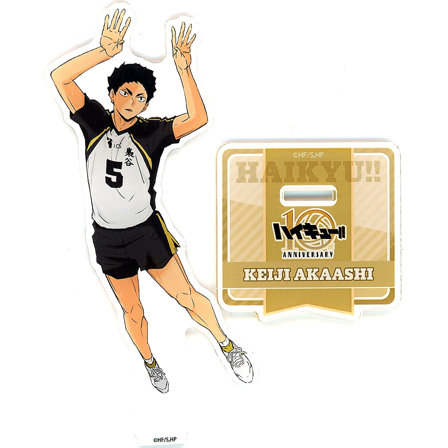 Keiji Akaashi Acrylic Stand Haikyu!! Anime 10th Anniversary POP UP SHOP in Marui [USED]