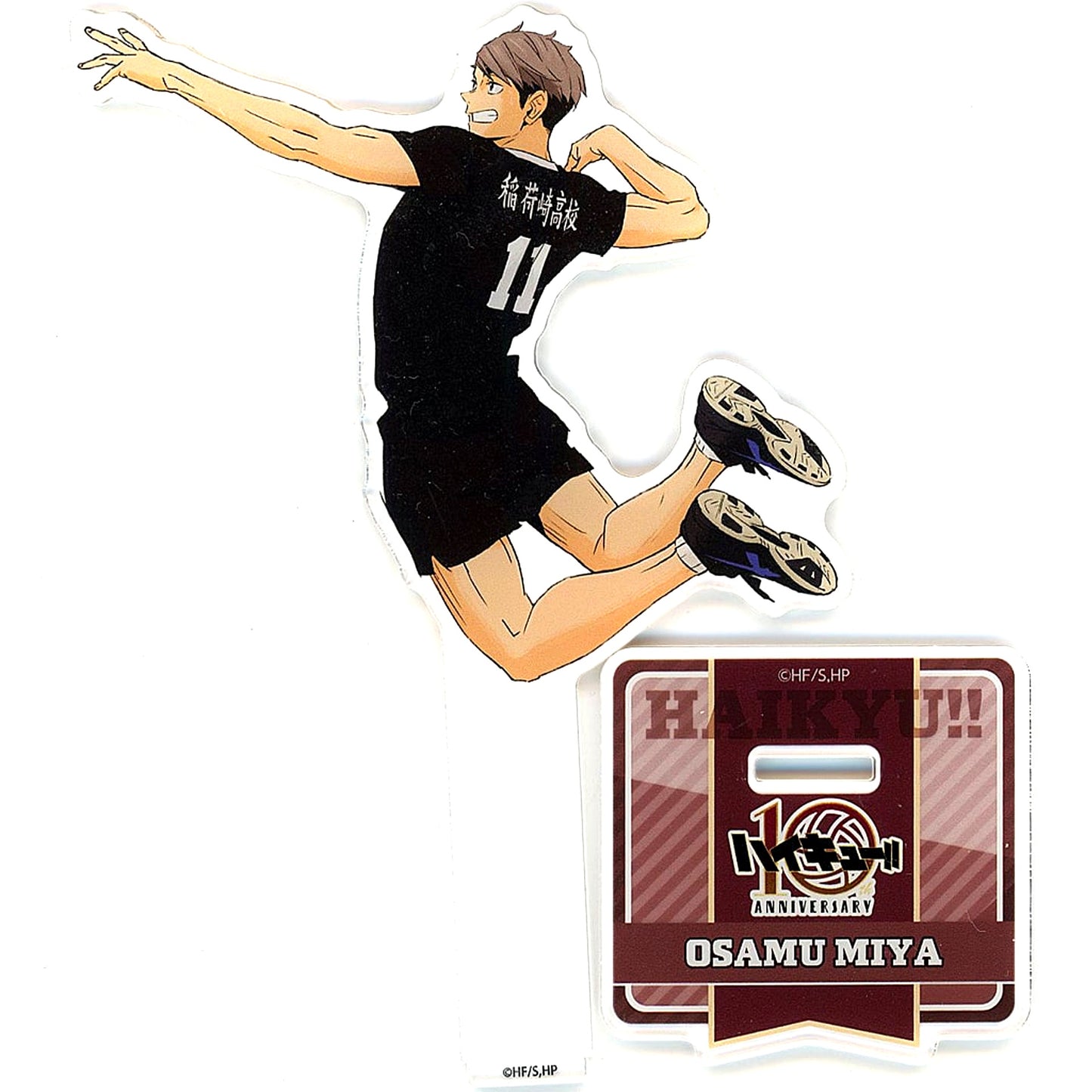 Osamu Miya Acrylic Stand Haikyu!! Anime 10th Anniversary POP UP SHOP in Marui [USED]