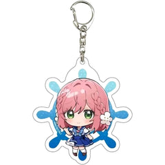 The 100 Girlfriends Who Really, Really, Really, Really, Really Love You Hakari Hanazono Mini Character Illustration No.05 Acrylic Keychain Keychains [USED]