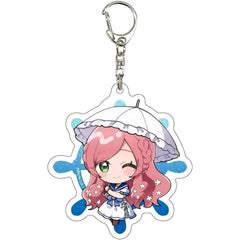 The 100 Girlfriends Who Really, Really, Really, Really, Really Love You Hahari Hanazono Acrylic Keychain Mini Character Illustration No.05 Keychains [USED]