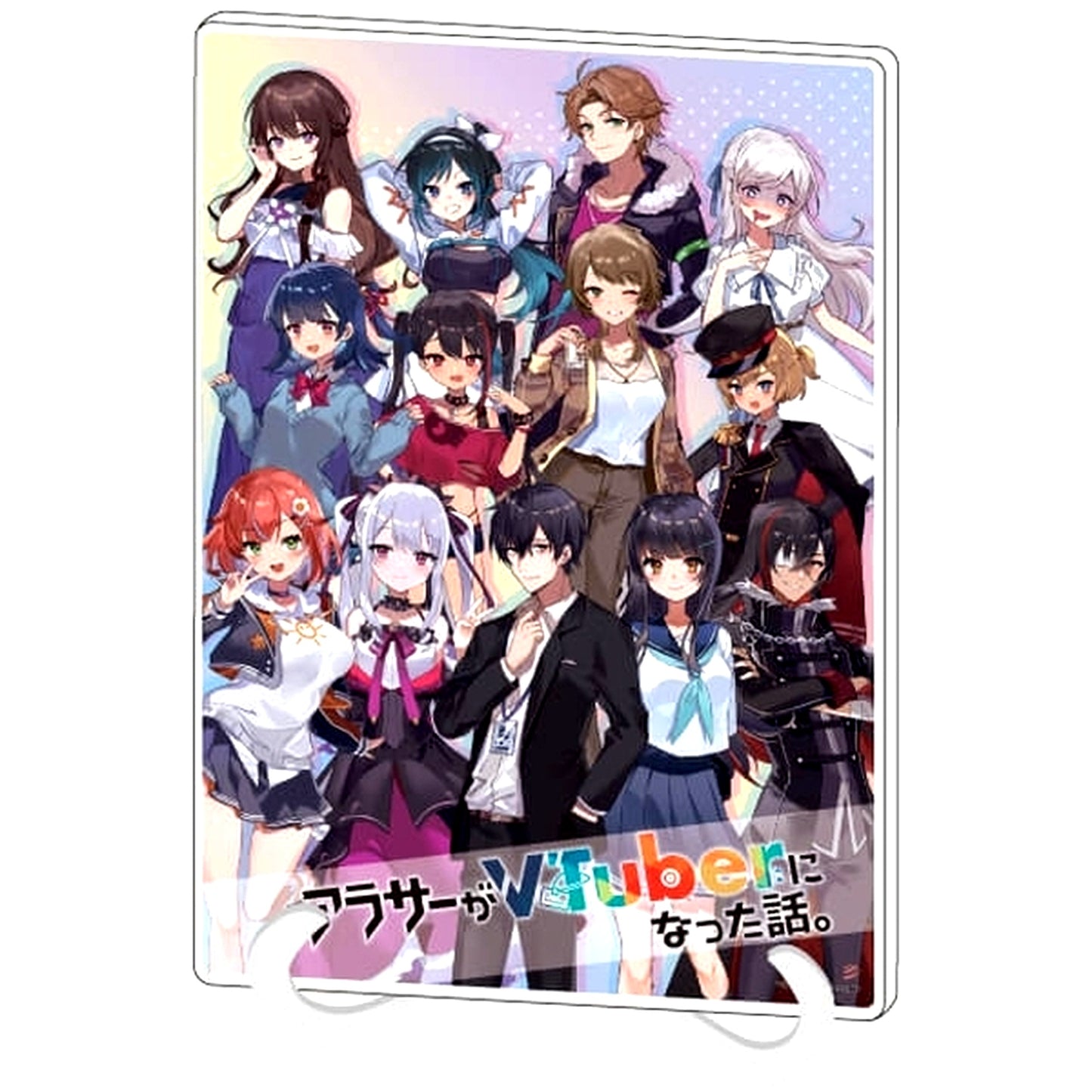 Group Design Official Illustration 01. A5 Acrylic Art Board A Story About a 30-Something Year Old Who Became a VTuber [USED]