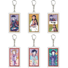 Mononoke the Movie Kusuriuri & Others Acrylic Keychain 01 Graph Art Illustration All 6 Types Set Keychains [USED]