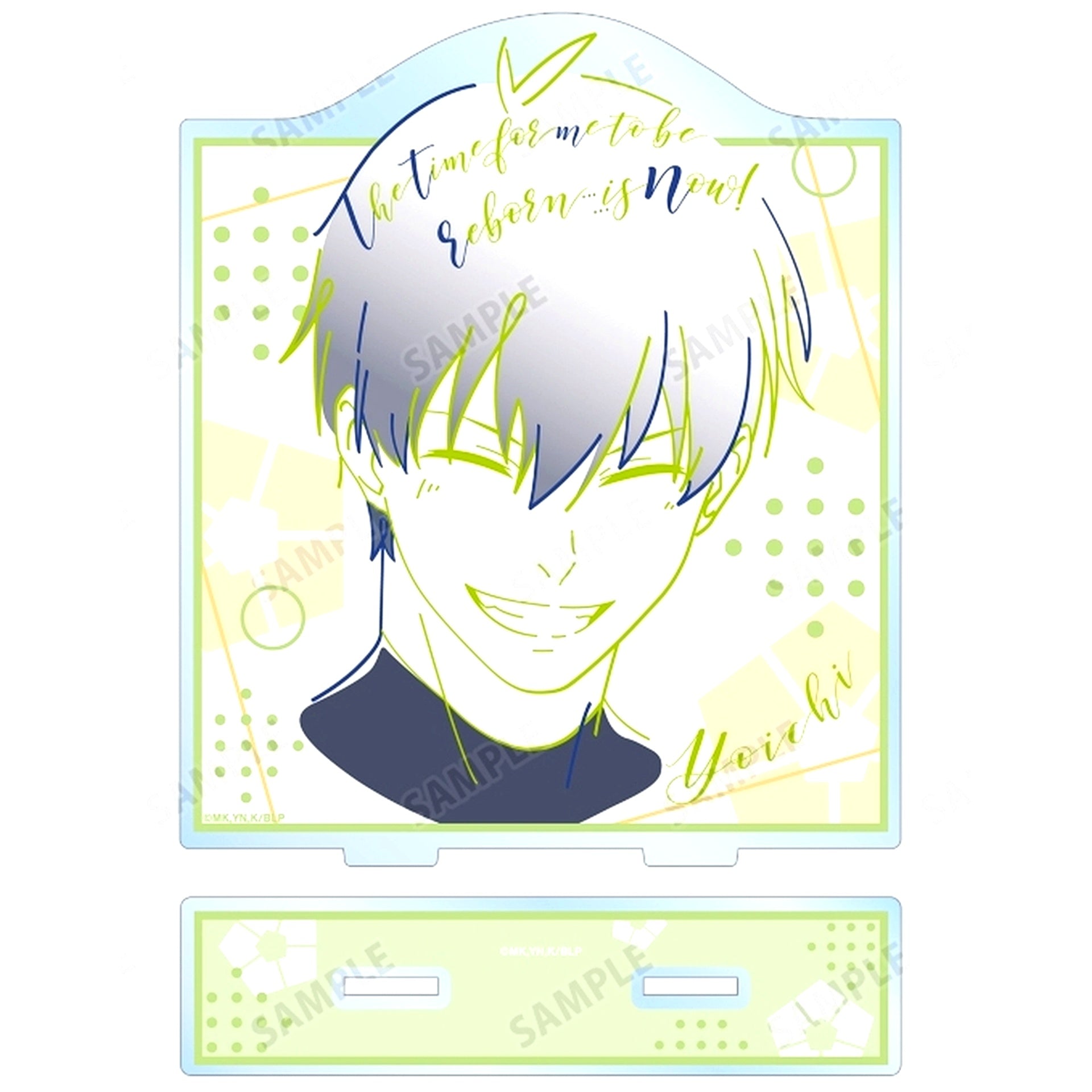 Yoichi Isagi lette-graph BIG Acrylic Stand Blue Lock [USED]