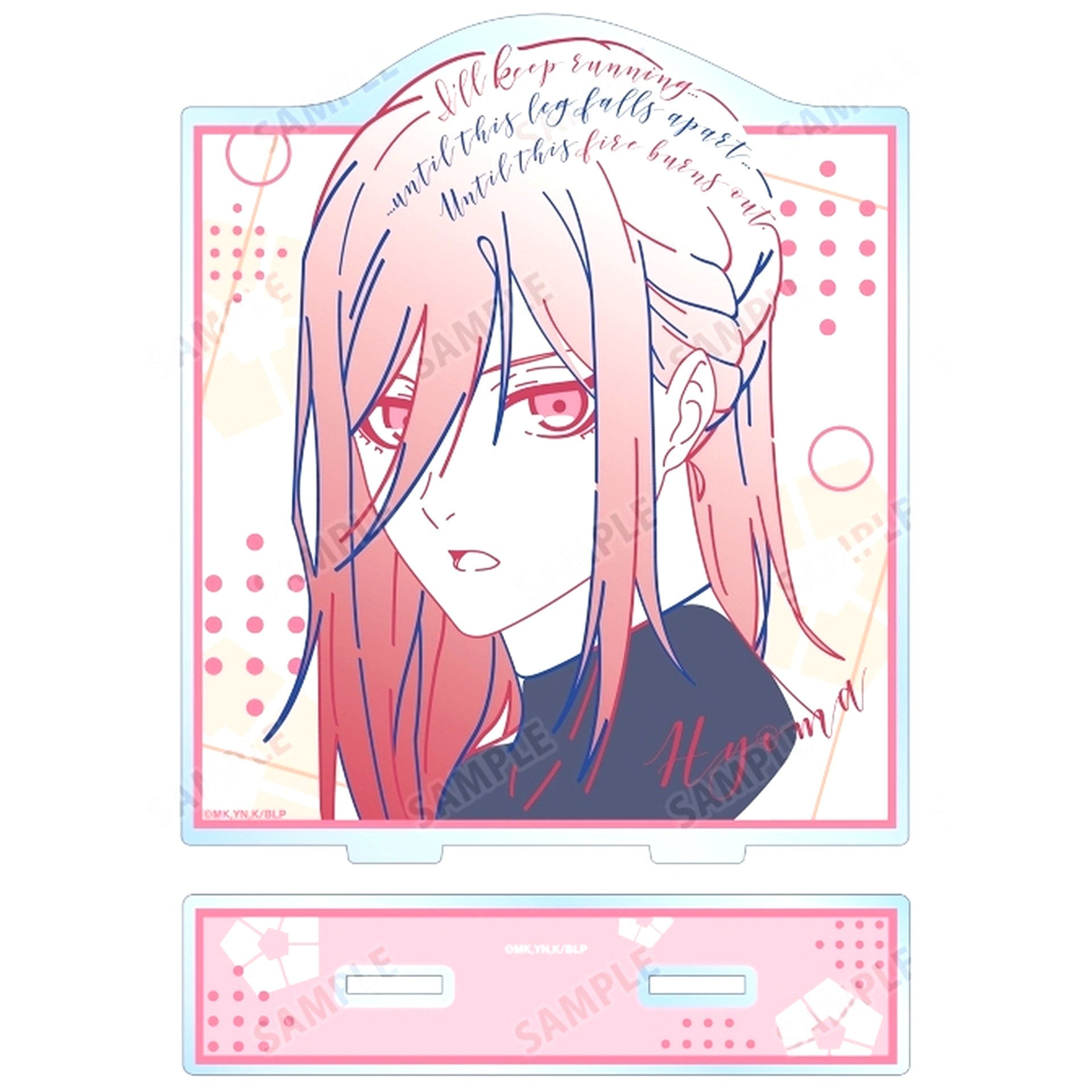 Hyoma Chigiri lette-graph BIG Acrylic Stand Blue Lock [USED]