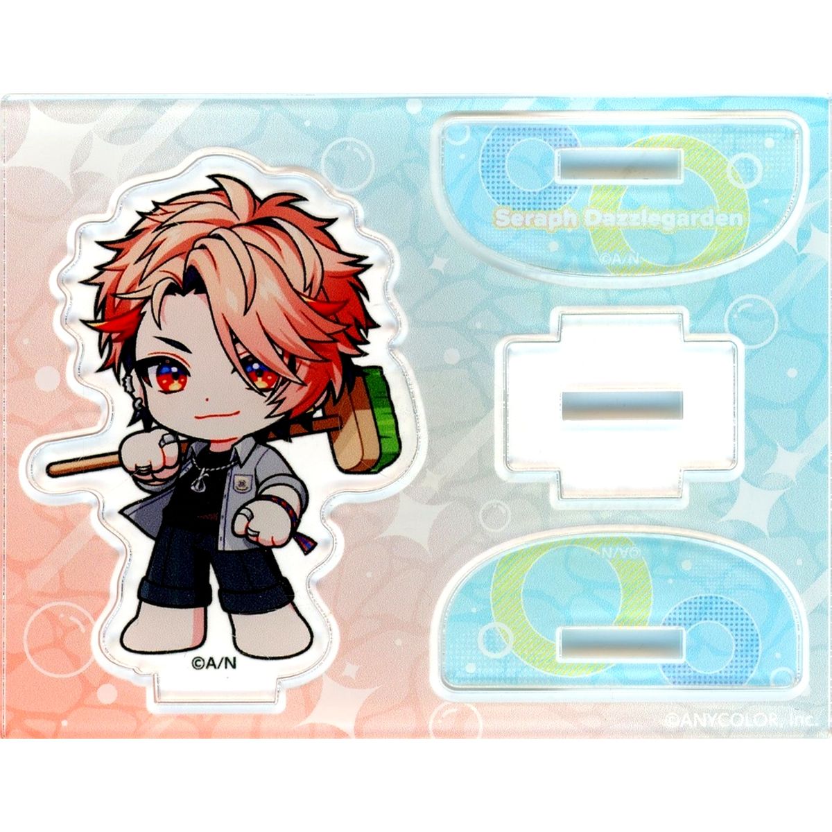 Seraph Dazzlegarden Virtual YouTuber Nijisanji Swaying Mini Acrylic Stand NIJISANJI VOLTACTION x Karaoke Manekineko: Poolside Moment [USED]