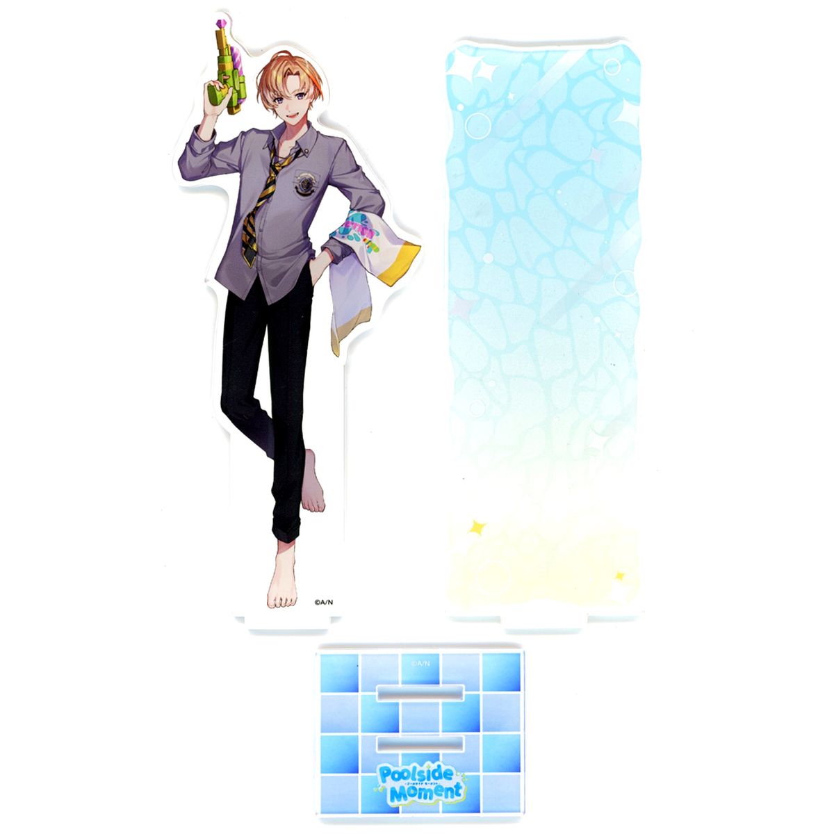 Fura Kanato Acrylic Stand NIJISANJI VOLTACTION x Karaoke Manekineko: Poolside Moment Virtual YouTuber Nijisanji VTuber [USED]