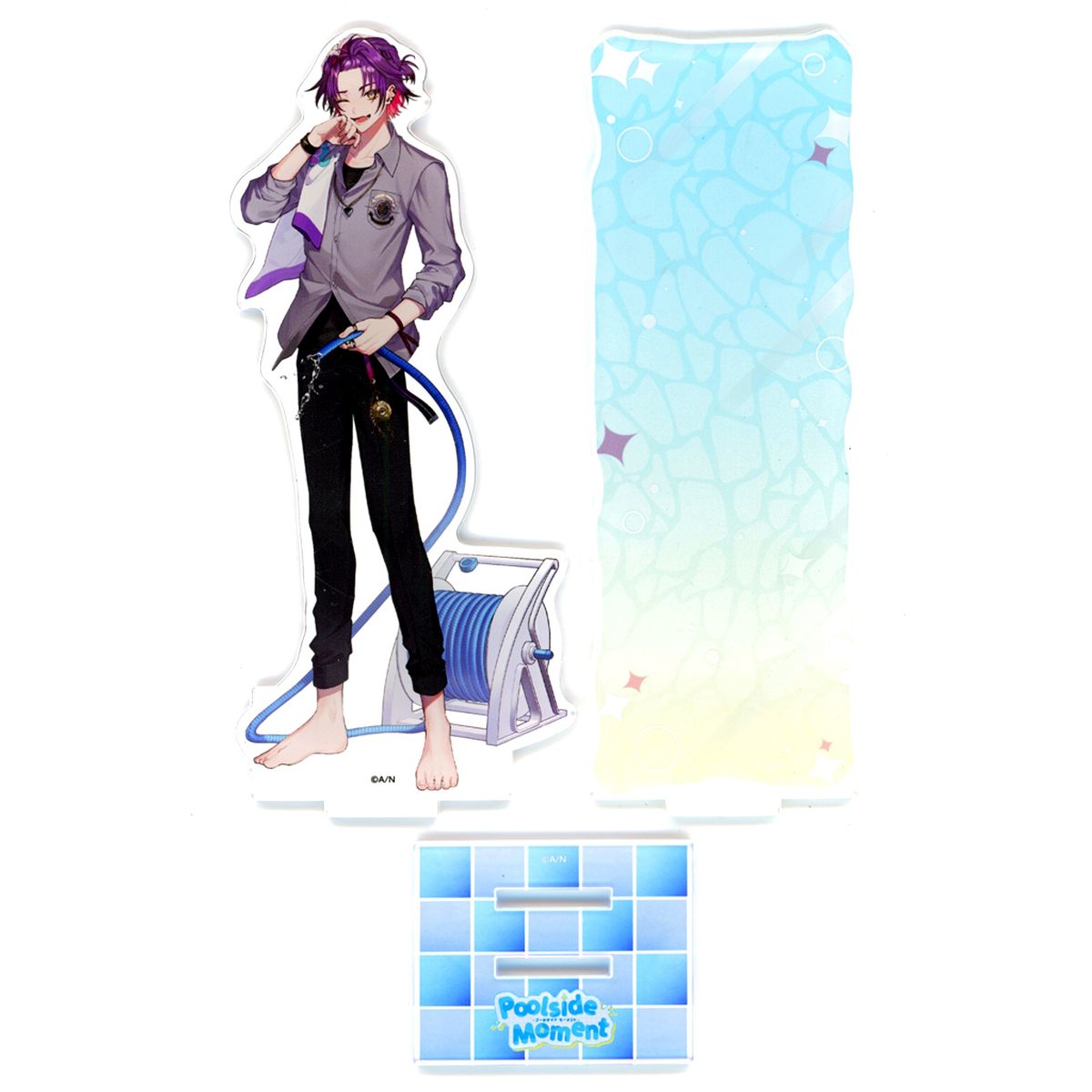 Watarai Hibari Virtual YouTuber Nijisanji Acrylic Stand NIJISANJI VOLTACTION x Karaoke Manekineko: Poolside Moment [USED]