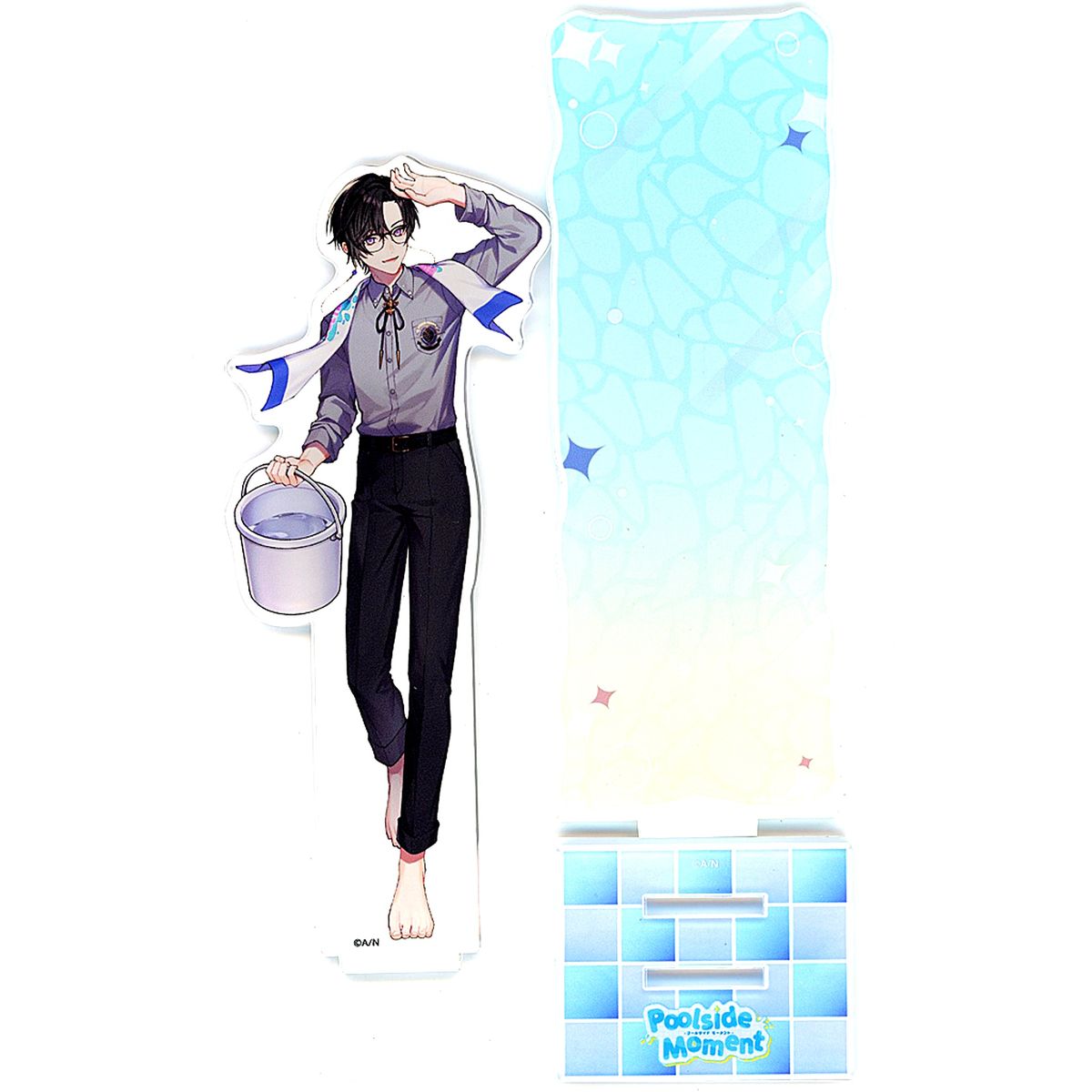 Shikinagi Akira Acrylic Stand Virtual YouTuber Nijisanji NIJISANJI VOLTACTION x Karaoke Manekineko: Poolside Moment [USED]