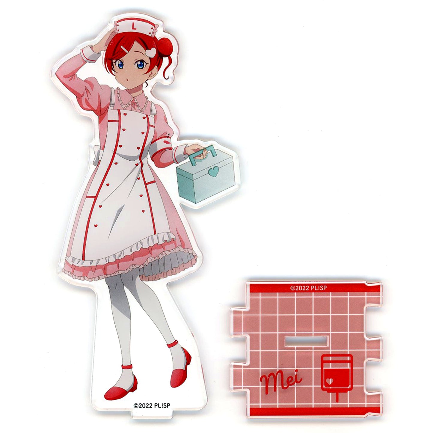Mei Yoneme Pastel Nurses Acrylic Stand Love Live! Superstar!! Pastel Nurses Goods Fair in Hands [USED]