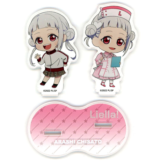 Chisato Arashi Love Live! Superstar!! Pastel Nurses Goods Fair in Hands Pastel Nurses Trading Pair Acrylic Stand 5yncri5e! [USED]
