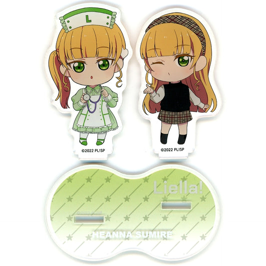 Sumire Heanna Love Live! Superstar!! Pastel Nurses Goods Fair in Hands Pastel Nurses Trading Pair Acrylic Stand CatChu! & Kaleidoscore [USED]