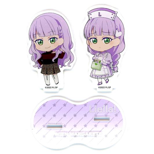 Wien Margarete Love Live! Superstar!! Pastel Nurses Goods Fair in Hands Pastel Nurses Trading Pair Acrylic Stand CatChu! & Kaleidoscore [USED]