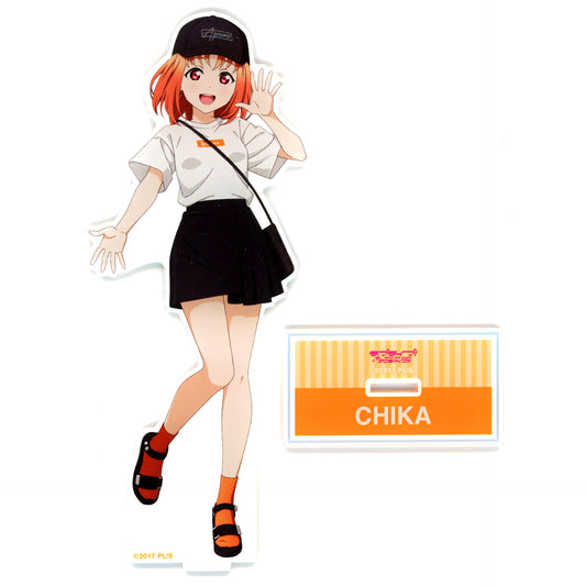 Chika Takami Love Live! Sunshine!! arti-mate BIG Acrylic Stand Illustration Matching Outfit Ver. [USED]