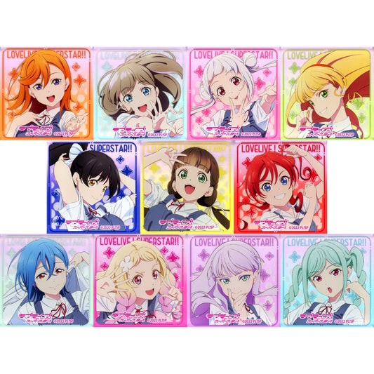Set of 11 Love Live! Superstar!! Acrylic Block Summer Uniform Vol. 2 [USED]