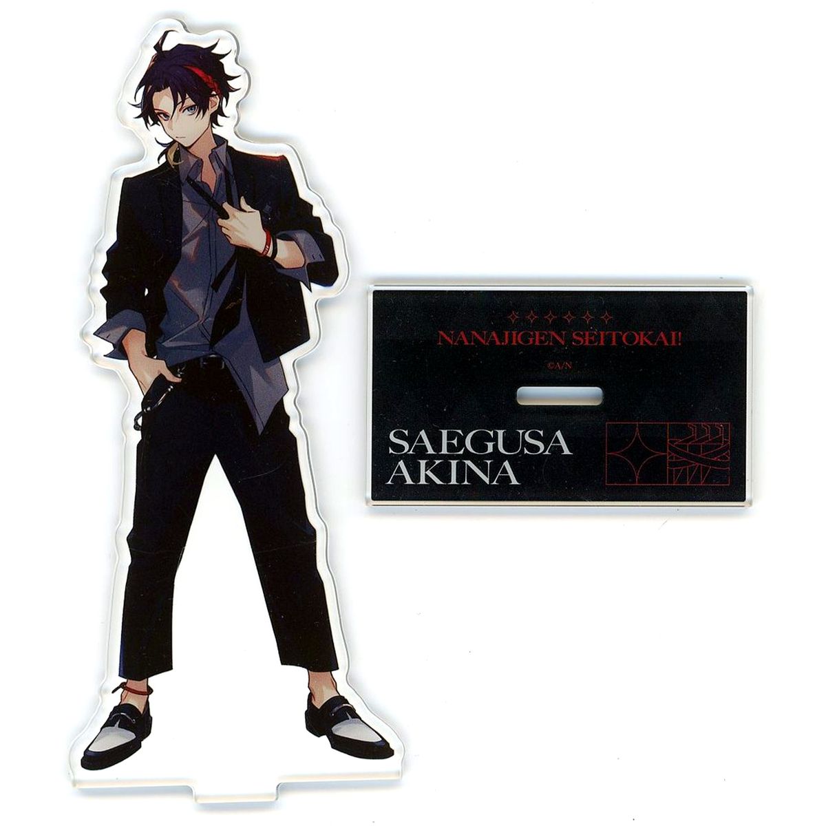 Saegusa Akina Acrylic Stand Virtual YouTuber Nijisanji Nanajigen Seitokai [USED]