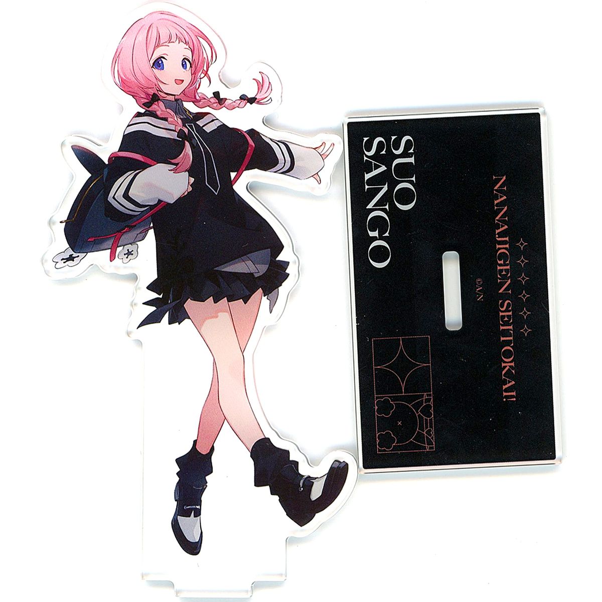 Suo Sango Virtual YouTuber Nijisanji Acrylic Stand Nanajigen Seitokai! [USED]