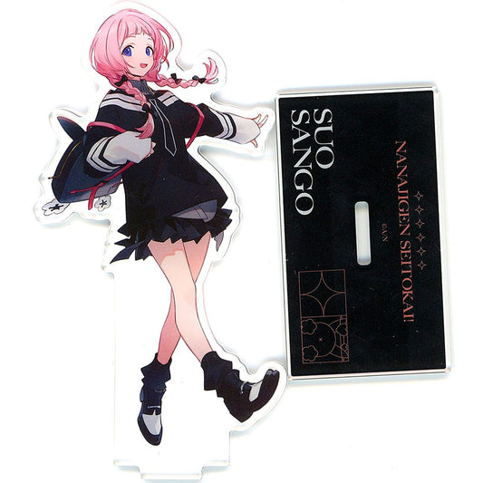 Suo Sango Virtual YouTuber Nijisanji Acrylic Stand Nanajigen Seitokai! [USED]