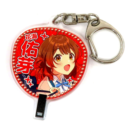 Ume Hanami Gakuen Idolmaster TSUTAYA POP UP SHOP Uchiwa Fan Keychain [USED]