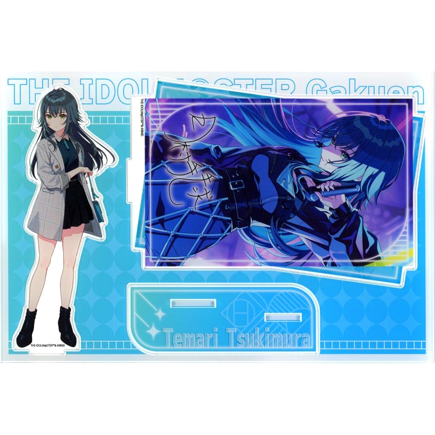 Temari Tsukimura Gakuen Idolmaster MEGA Acrylic Stand TSUTAYA POP UP SHOP [USED]