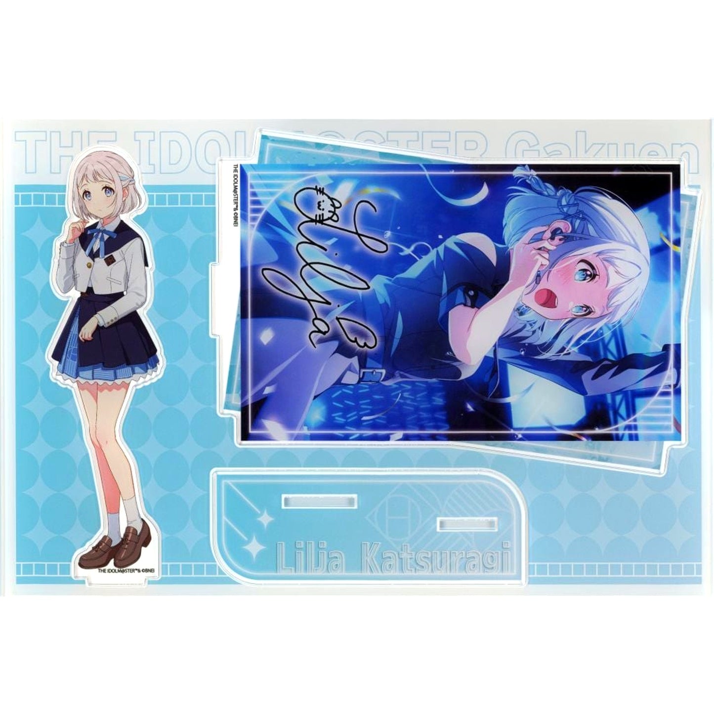 Lilja Katsuragi Gakuen Idolmaster MEGA Acrylic Stand TSUTAYA POP UP SHOP [USED]