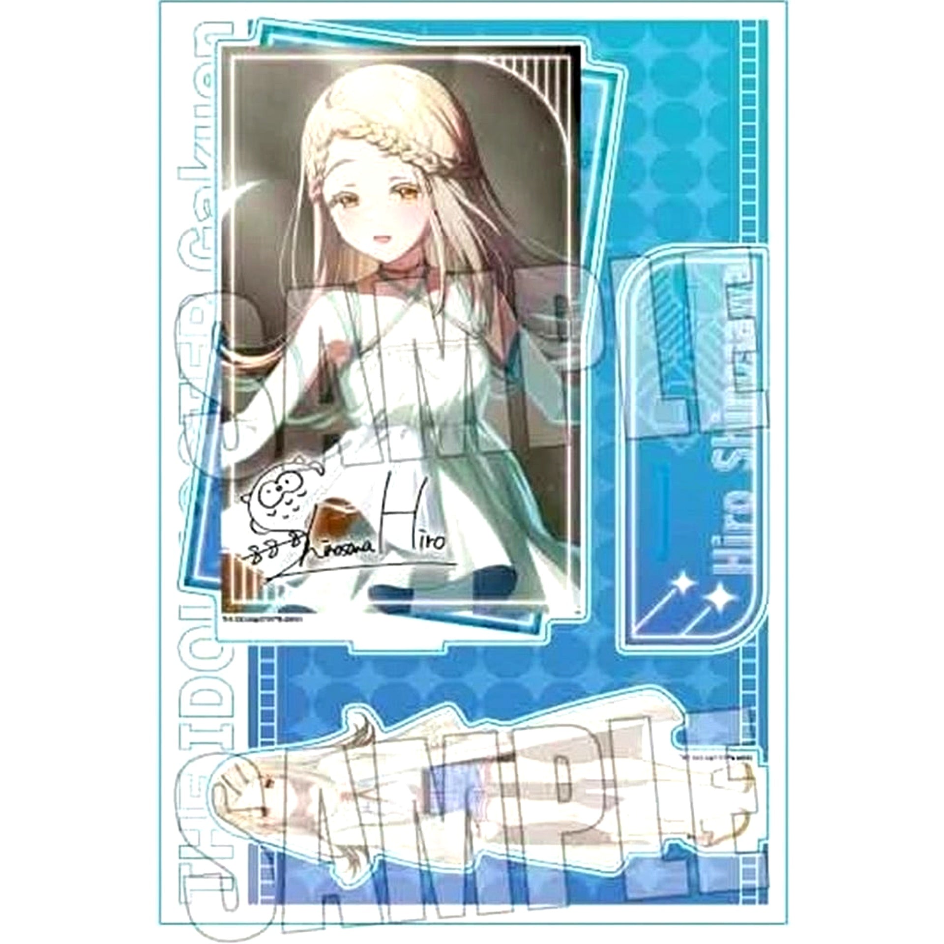 Hiro Shinosawa Gakuen Idolmaster MEGA Acrylic Stand TSUTAYA POP UP SHOP [USED]