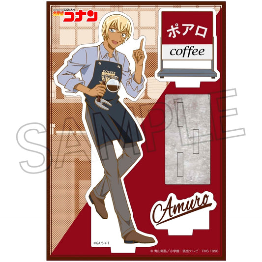 Toru Amuro Cafe Poirot Series Acrylic Stand 2024 Detective Conan [USED]