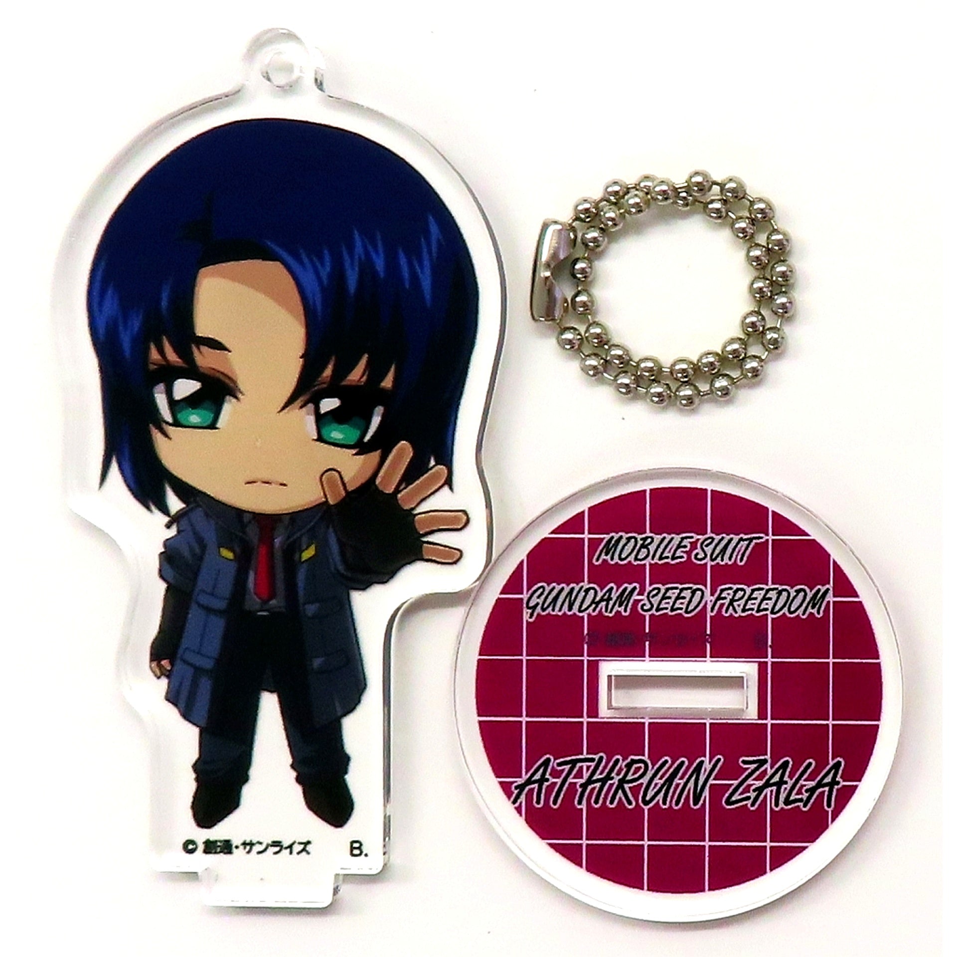 Athrun Zala Mobile Suit Gundam SEED FREEDOM Hapiclo! Kabekyun Acrylic Stand Charm [USED]